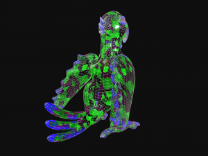 crystal parrot 3D Model