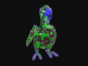 crystal parrot 3D Model