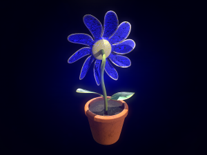 happy flower Modelo 3D