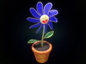 happy flower 3D Model