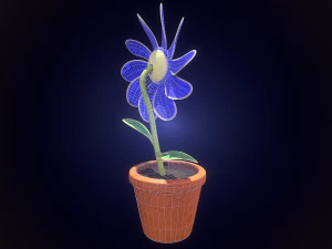 happy flower 3D Model
