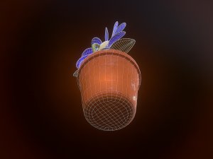 happy flower Modelo 3D
