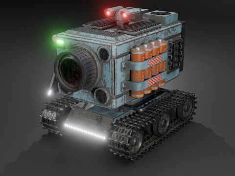 Camera Tank Modelo 3D