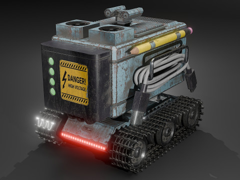 Camera Tank 3D Model