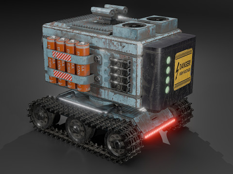 Camera Tank 3D Model