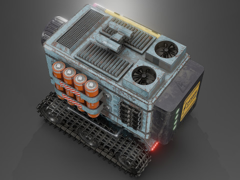 Camera Tank 3D Model