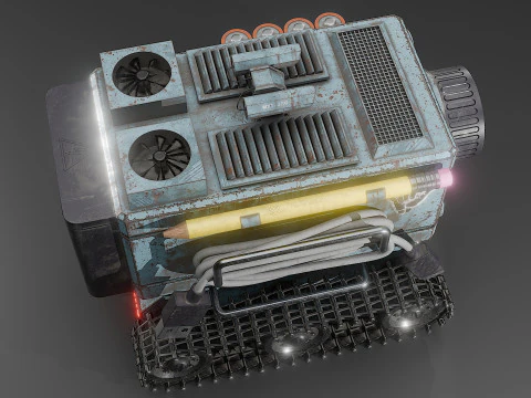 Camera Tank 3D Model