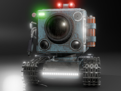 Camera Tank 3D Model
