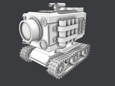 Camera Tank 3D Model