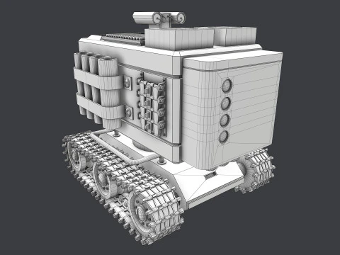 Camera Tank 3D Model