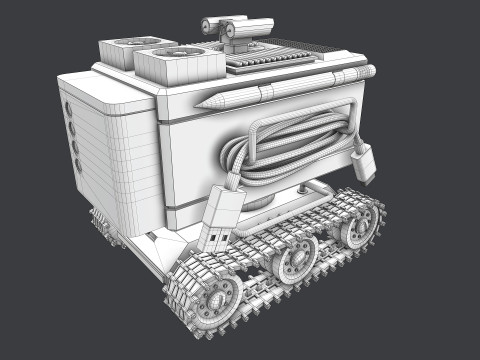 Camera Tank 3D Model