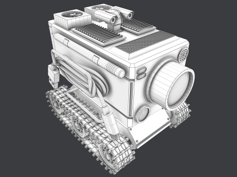 Camera Tank 3D Model