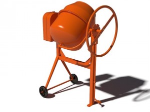concrete mixer Modello 3D