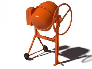 concrete mixer 3D Model