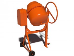 concrete mixer Modello 3D
