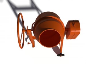concrete mixer Modello 3D