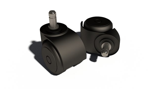 wheel for chair 3D 模型 .c4d .max .obj .3ds .fbx .stl .blend 