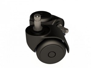 wheel for chair 3D 模型