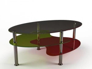 coffee table heart 3D Model