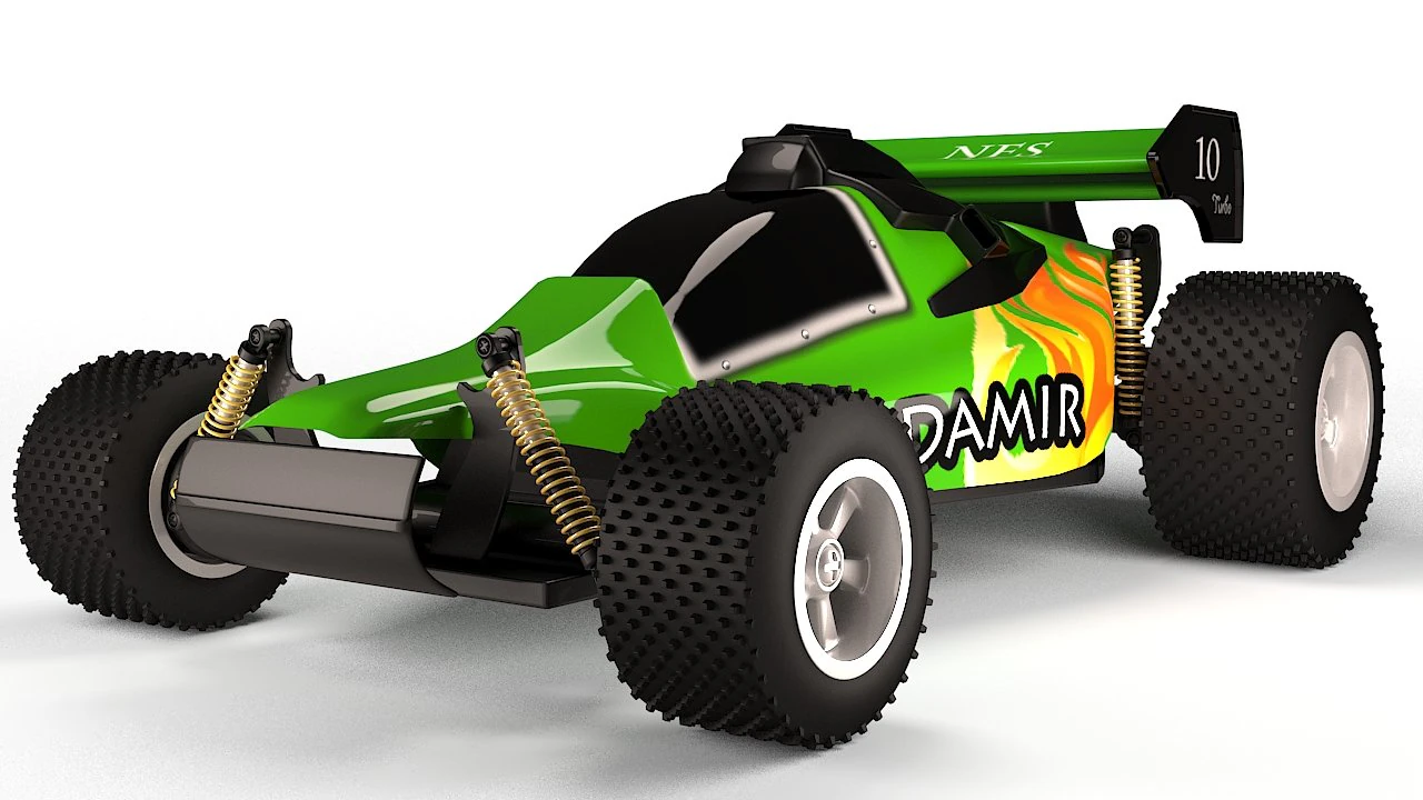 speelgoedauto 3D Model .c4d .max .obj .3ds .fbx .stl .blend 