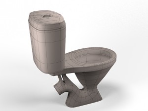 toilet 3D Modell