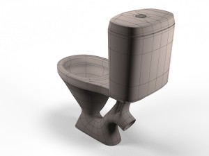 toilet 3D Modell