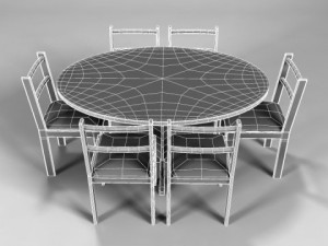 dining table 3D Модель