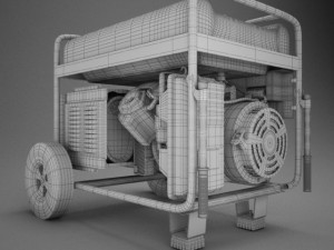 powerhorse generator 3D-Modell