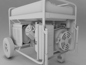 powerhorse generator 3D-Modell