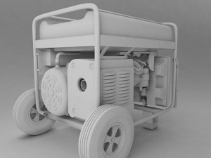 powerhorse generator 3D-Modell