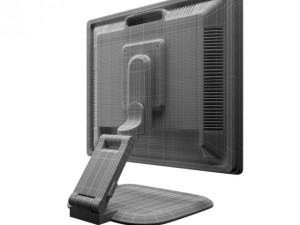 hp lcd monitor Model 3D