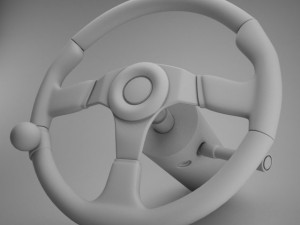 steering wheel Model 3D