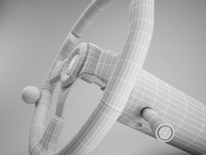 steering wheel Model 3D