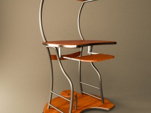 desktop computer table 3D Модель
