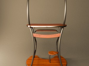 desktop computer table 3D Модель