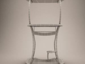 desktop computer table 3D Модель