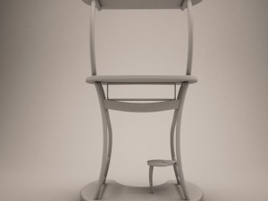 desktop computer table 3D Модель