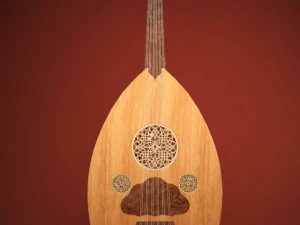 strumento arabo oud Modello 3D