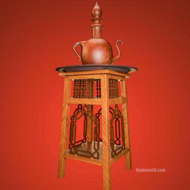 arabian chair Modèle 3D .c4d .max .obj .3ds .fbx .stl .blend 