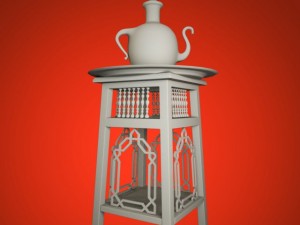 arabian chair Modèle 3D