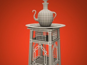 arabian chair Modèle 3D