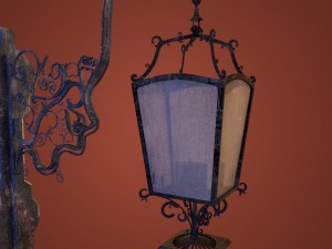 victorian lantern 3D Модель