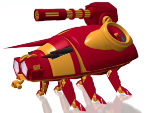 lady bug robot 3D Модель