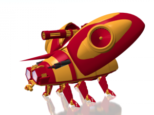 lady bug robot 3D Модель