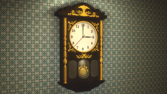 alte Uhr 3D Modell .c4d .max .obj .3ds .fbx .stl .blend 