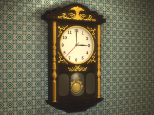 old clock Model 3D