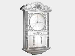 old clock Modèle 3D