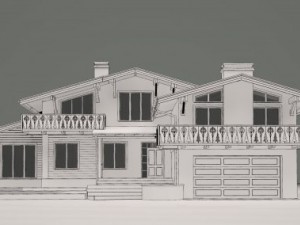 chalet house Modelo 3D