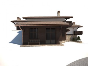 cottage house Modèle 3D