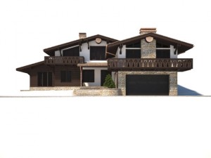 cottage house Modèle 3D